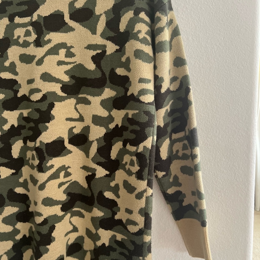 Attitudes by Renee Camouflage Open Cardigan - Picture 13 of 14